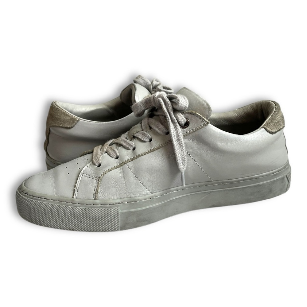 Greats The Royale Grey Leather/Suede Lowtop Lace up Womens Sneakers Sz 10 - Picture 7 of 11